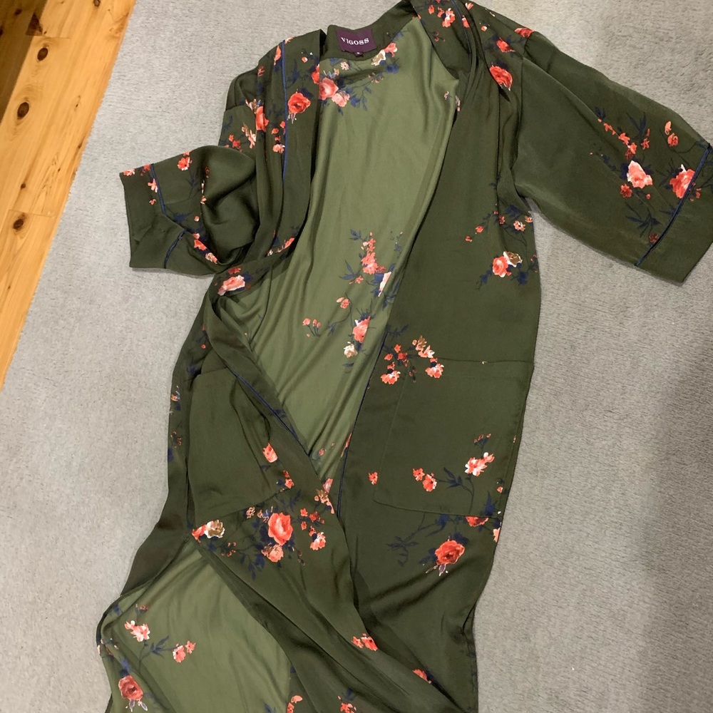Long line kimono